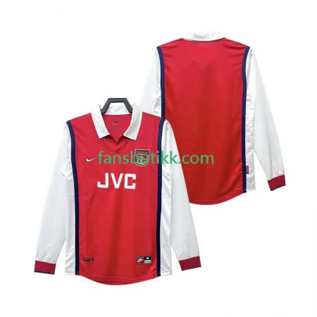 Fotballdrakt Arsenal 1999 Retro Hjemmetrøye 1998 Langermet